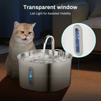 Fuente de Agua para Mascotas 2.2L con Sensor | Acero Inoxidable | Mizupet - imagen 3