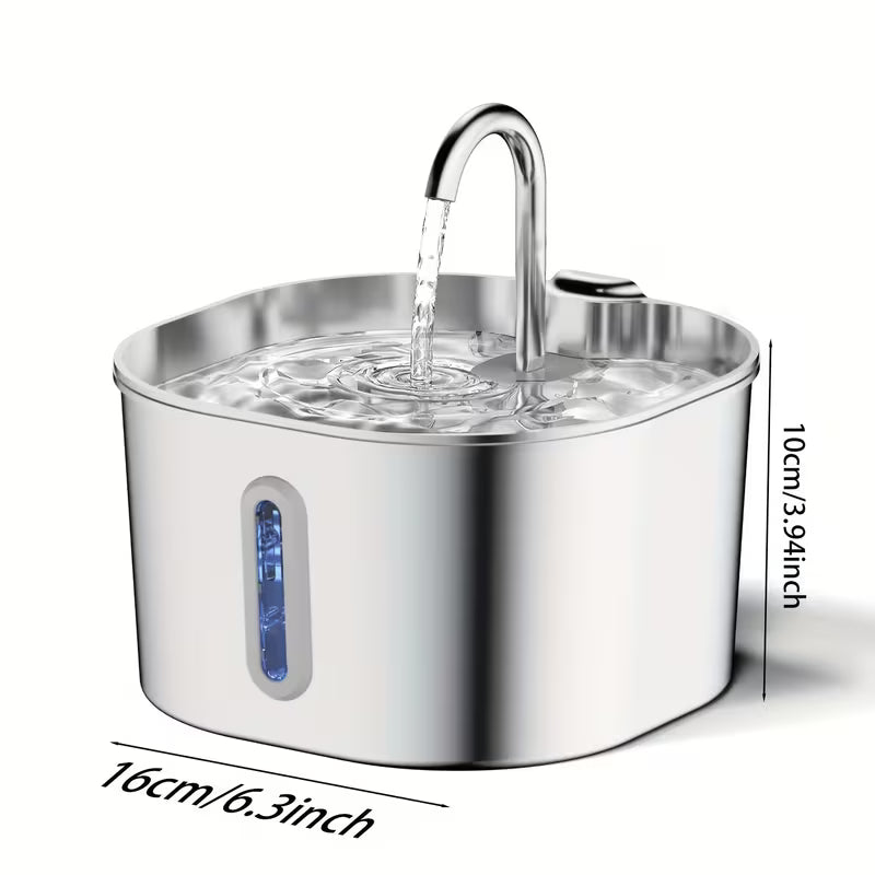 Fuente de Agua para Mascotas 2.2L con Sensor | Acero Inoxidable | Mizupet - imagen 4