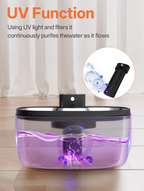 Fuente de Agua Automática para Perros y Gatos 5L | Sin cables, con sensor y agua siempre fresca - imagen 11