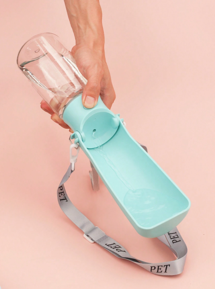 Botella de Agua Portátil para Perros y Gatos 550ml | Plegable, Antifugas y con Correa – Mizupet - imagen 8