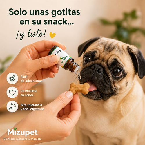 Flores de Bach SOS para Perros – Calma Natural Antiestrés