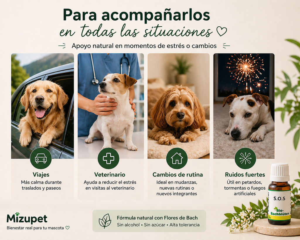 Flores de Bach SOS para Perros – Calma Natural Antiestrés - imagen 4
