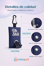 Dispensador de Bolsas para Perros Mizupet | Porta Bolsas Portátil con Mosquetón – Resistente, Compacto y Elegante - imagen 5